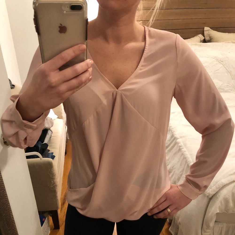 Blush blouse